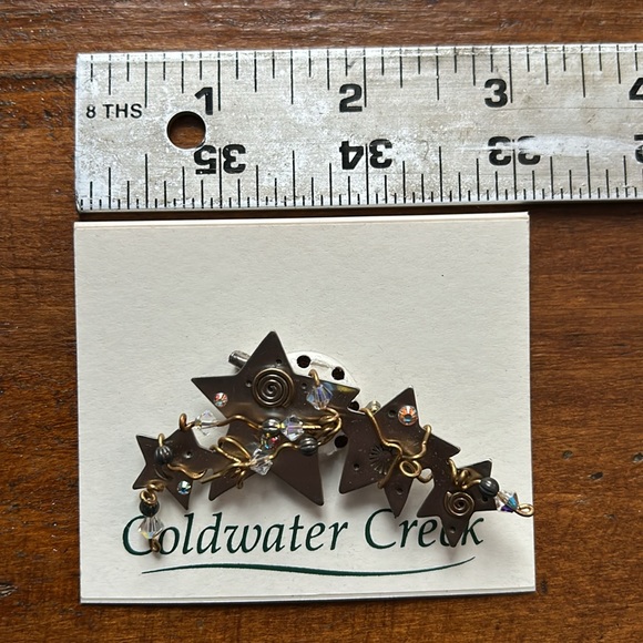 Coldwater Creek Crystal Star Spray Pin - Picture 4 of 4